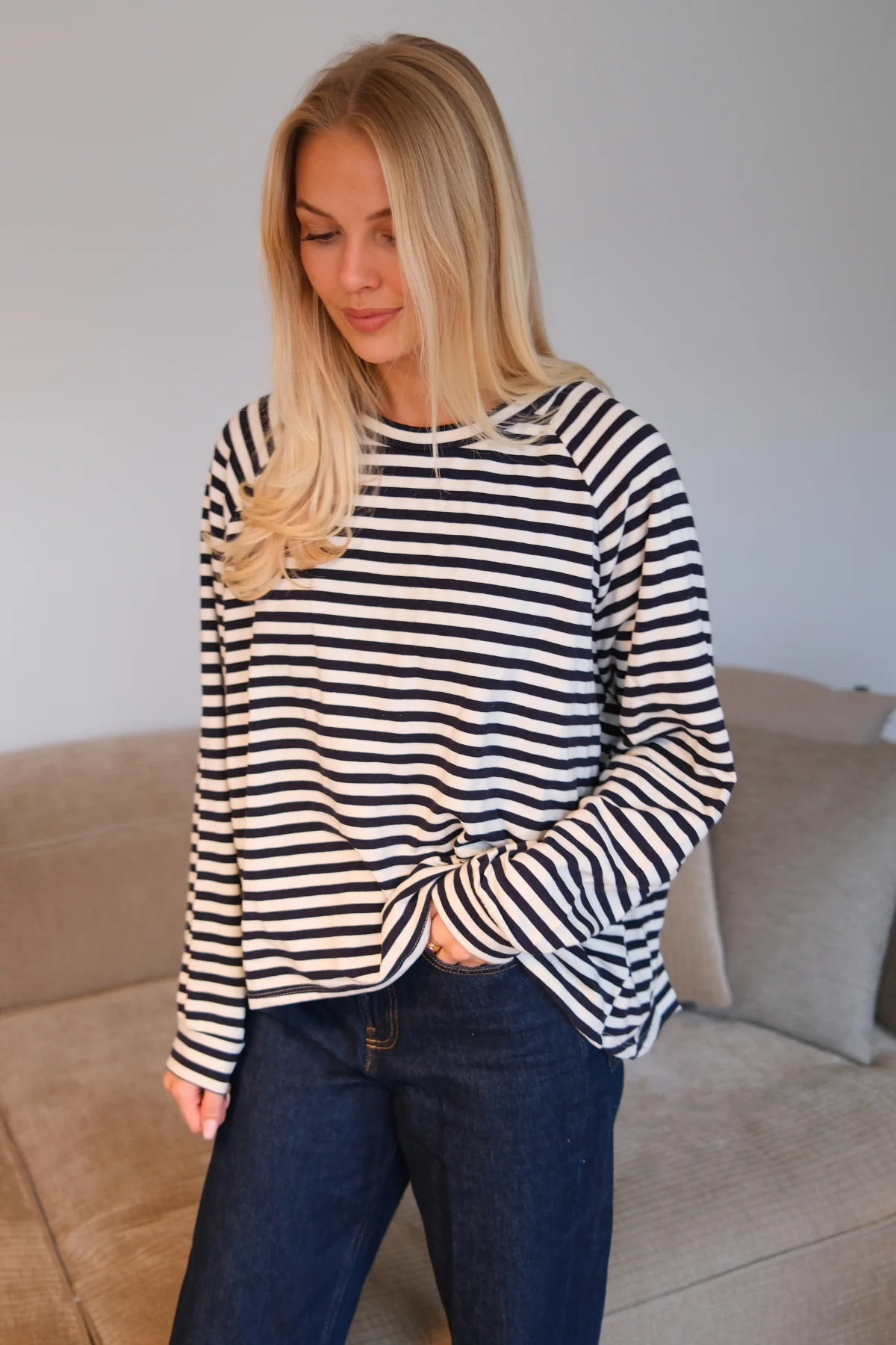 Gestreiftes Hemd - Blau - Image 3