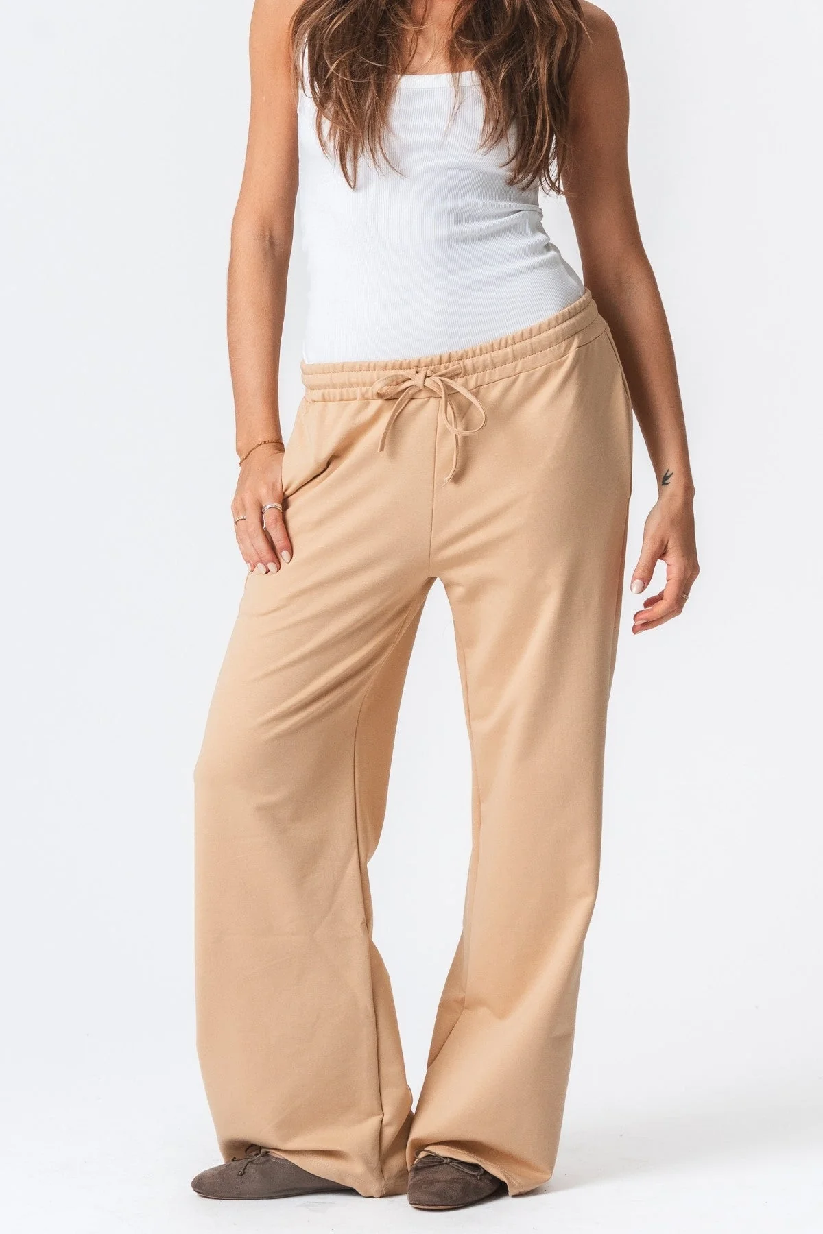 Jogginghosen weit - Sand