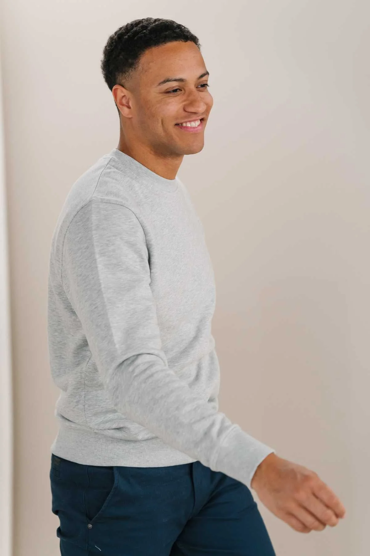 Sweatshirt Crewneck - Aschegrau - Image 4