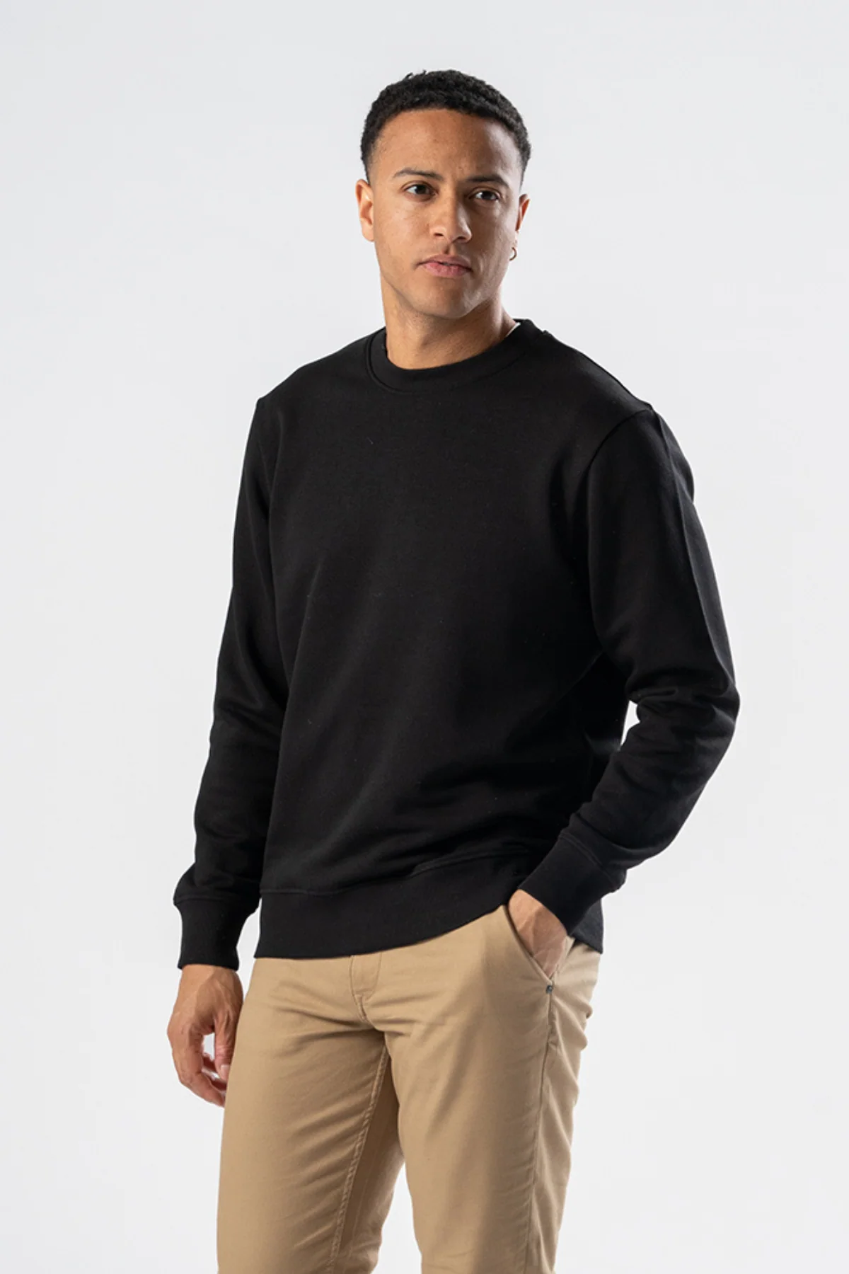 Sweatshirt Crewneck - Schwarz - Image 4