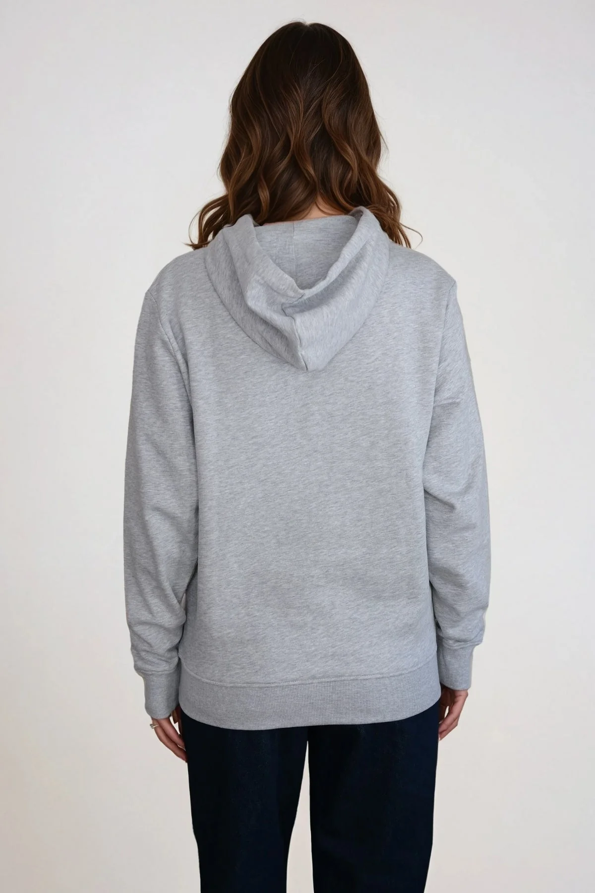 Sweatshirt Hoodie - Asche grau - Image 5
