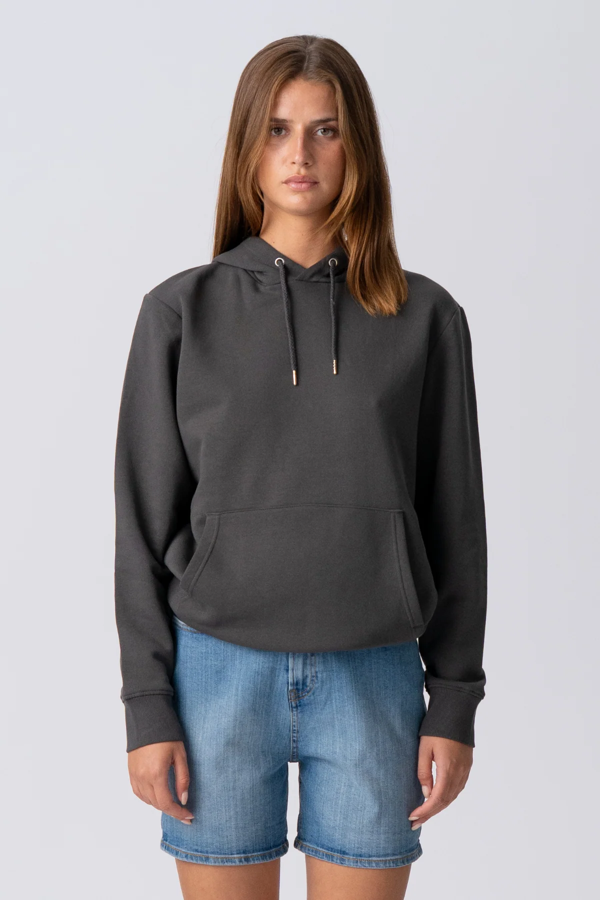 Sweatshirt Hoodie - Dunkelgrau - Image 4