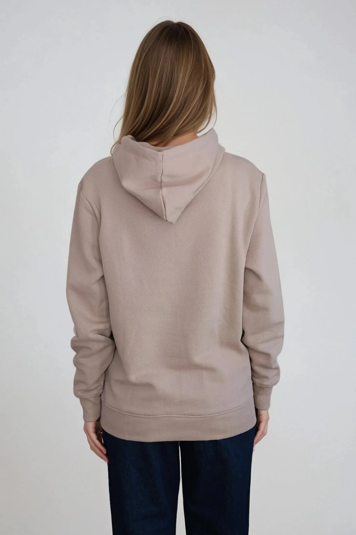 Sweatshirt Hoodie - Sand - Image 6
