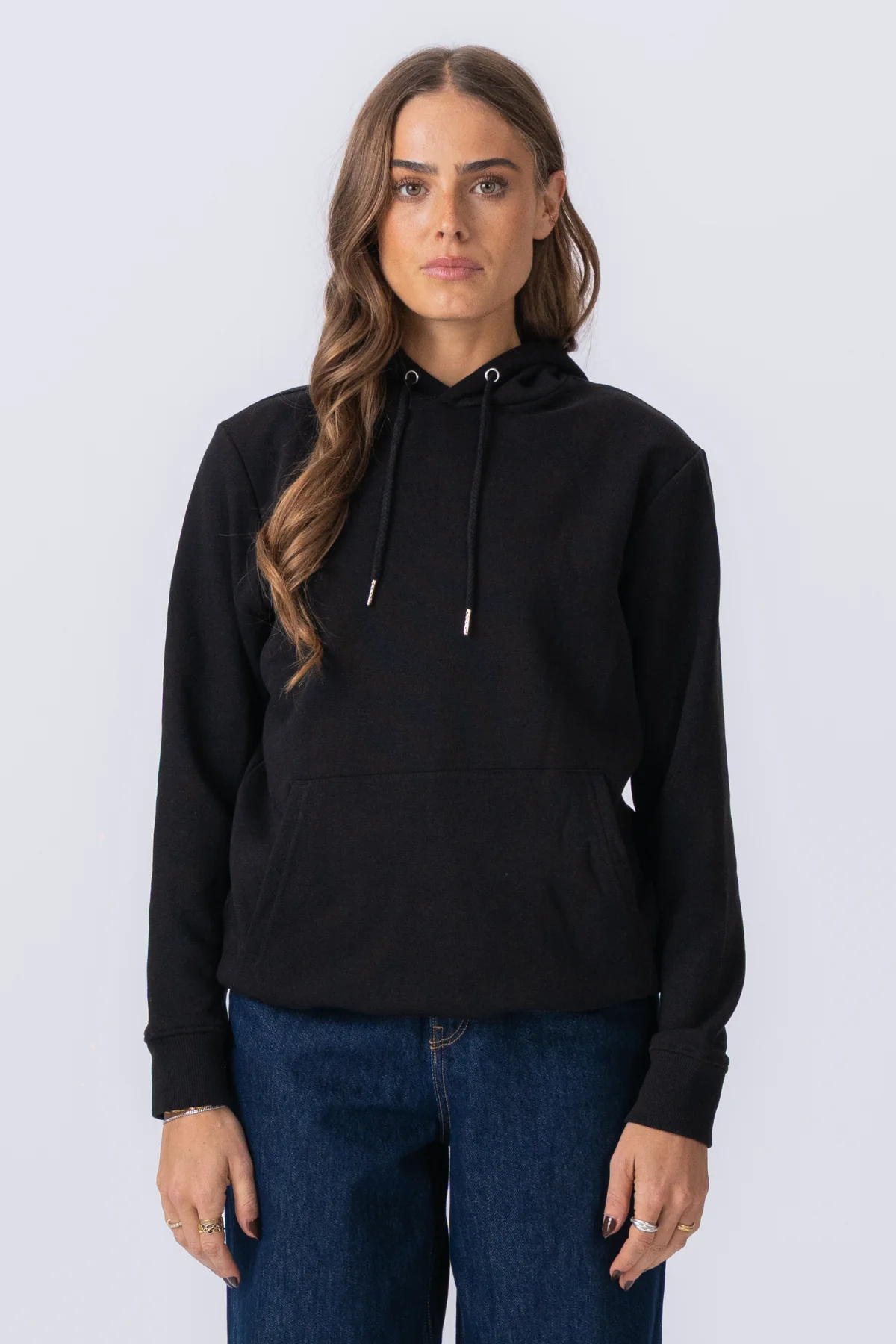 Sweatshirt Hoodie - Schwarz
