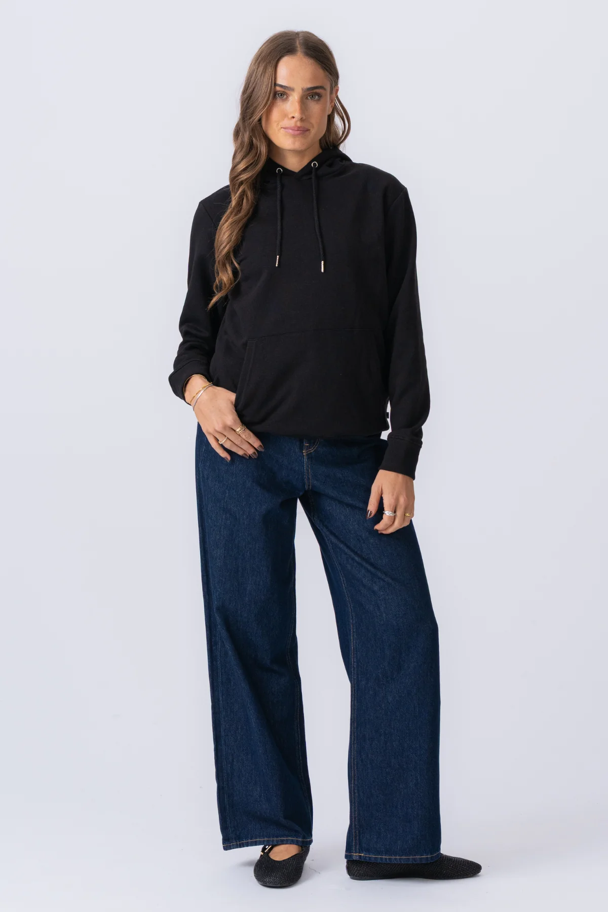 Sweatshirt Hoodie - Schwarz - Image 4