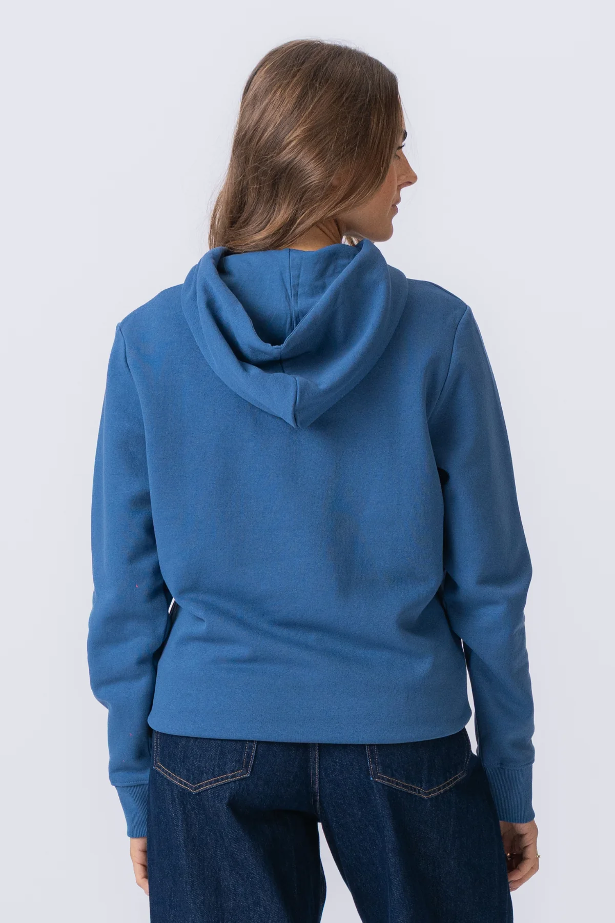 Sweatshirt Hoodie - Staubblau - Image 3