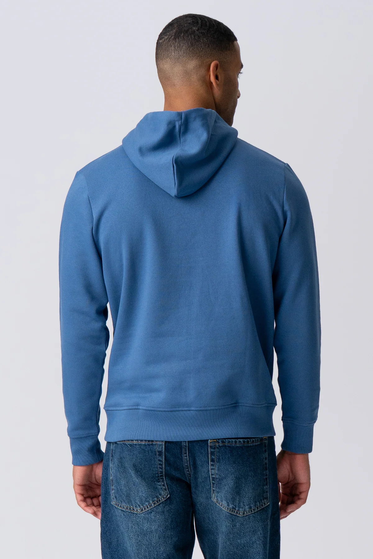 Sweatshirt Hoodie - Staubblau - Image 3