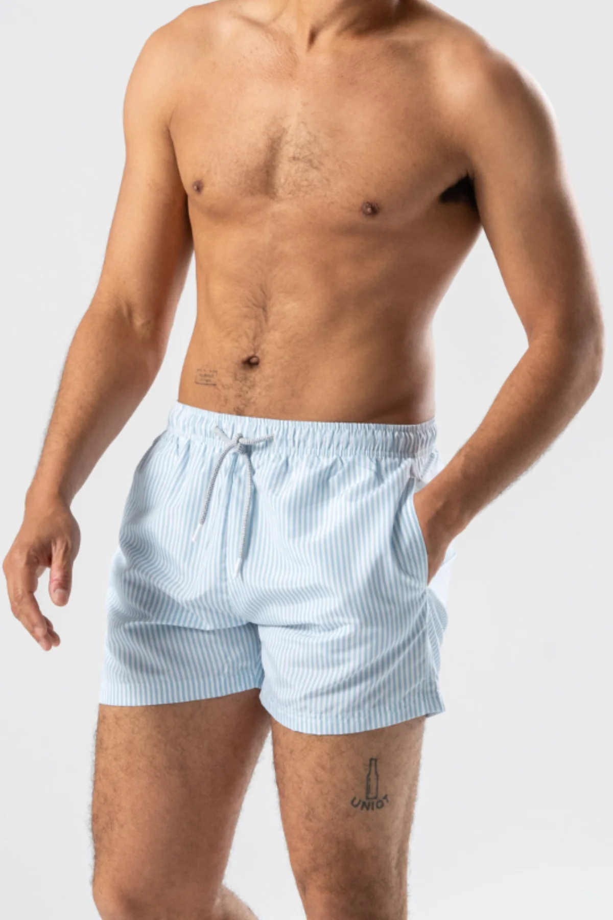 Swimshorts - hellblau/weiß - Image 3