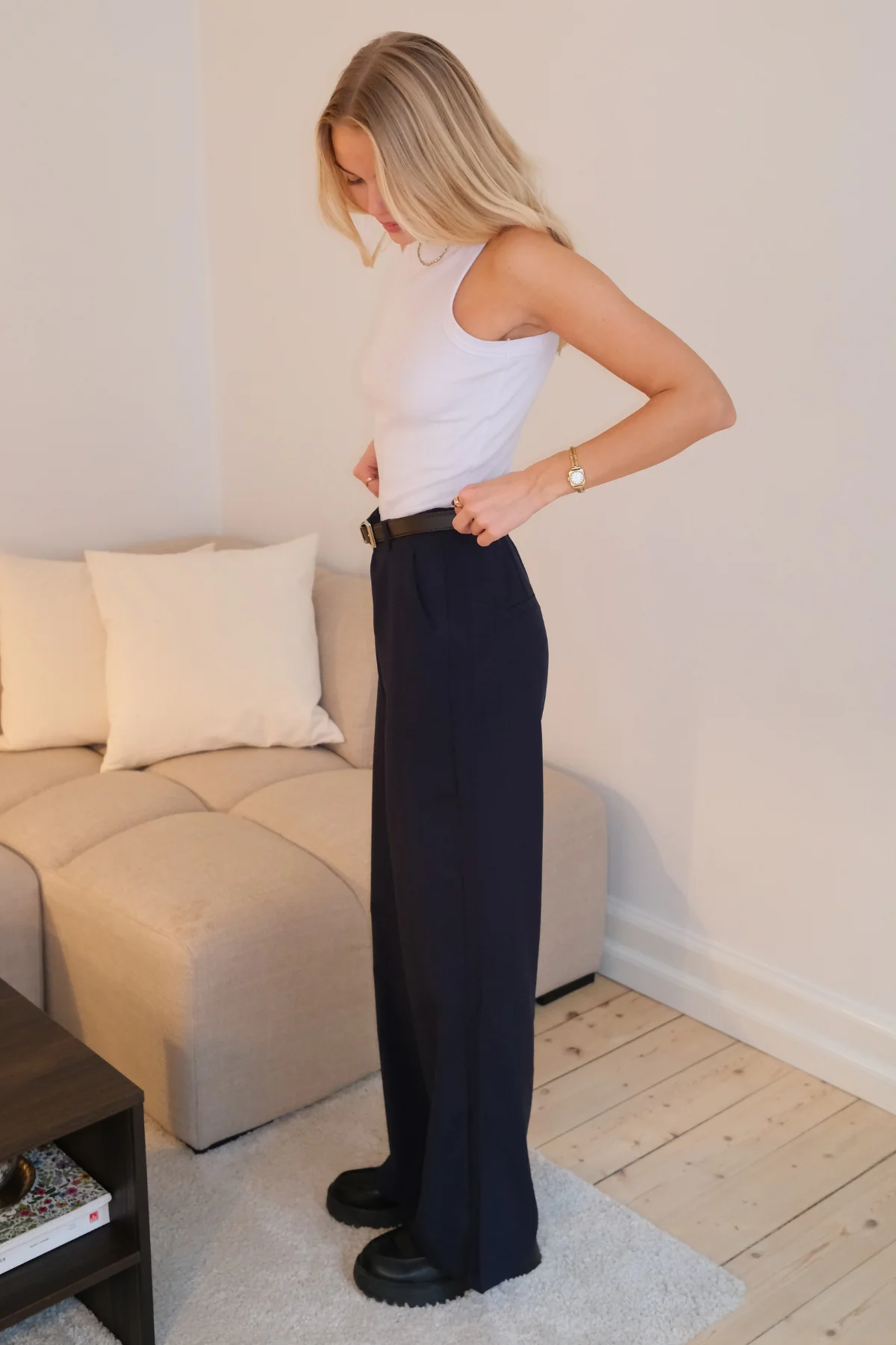 Talia Baggy Pants - Marine - Image 5
