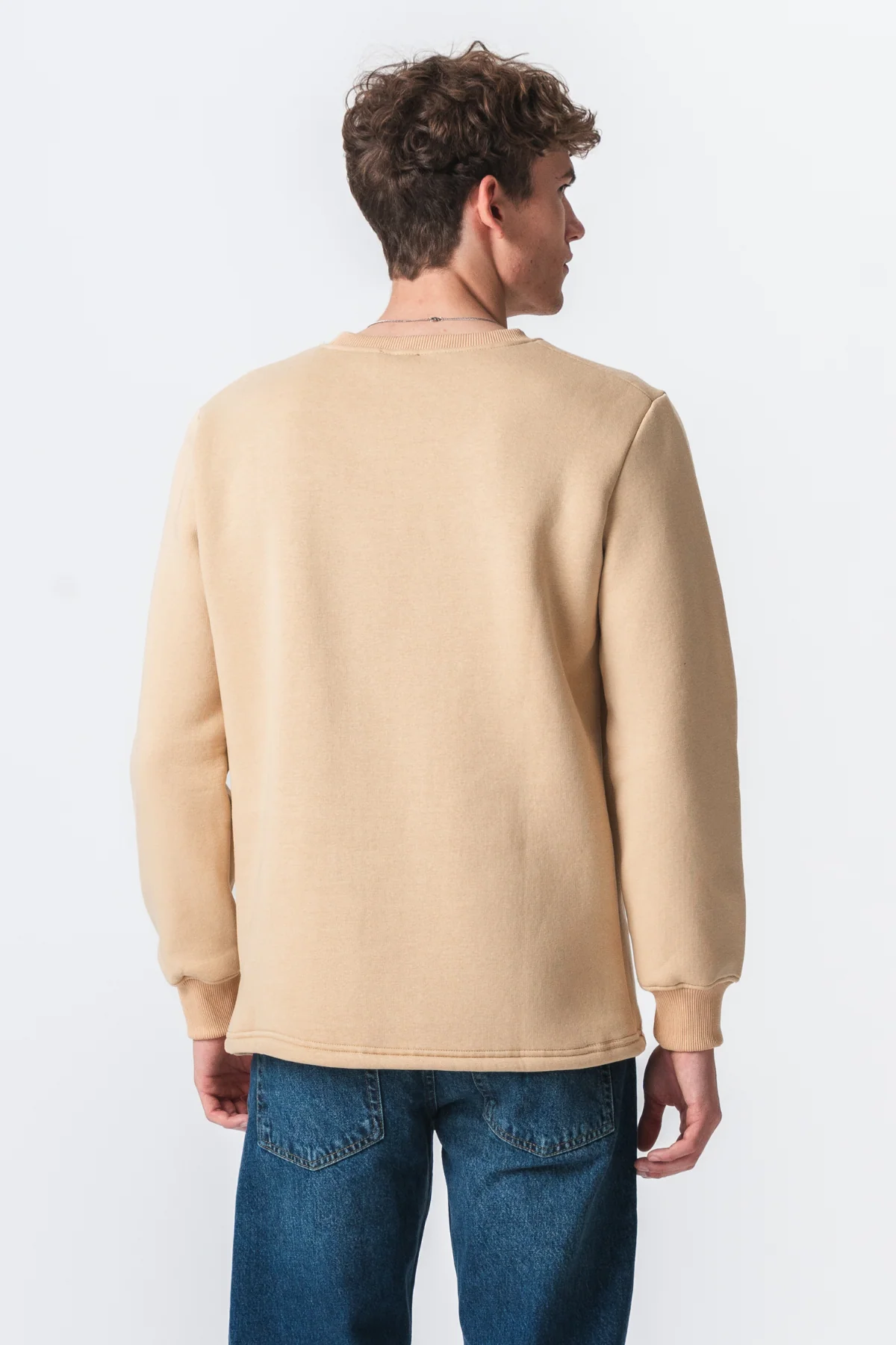 Taschen -Sweatshirt Regular Fit - beige - Image 3