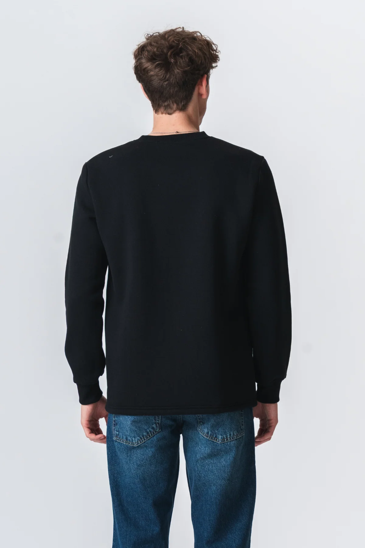 Taschen -Sweatshirt Regular Fit - Schwarz - Image 3