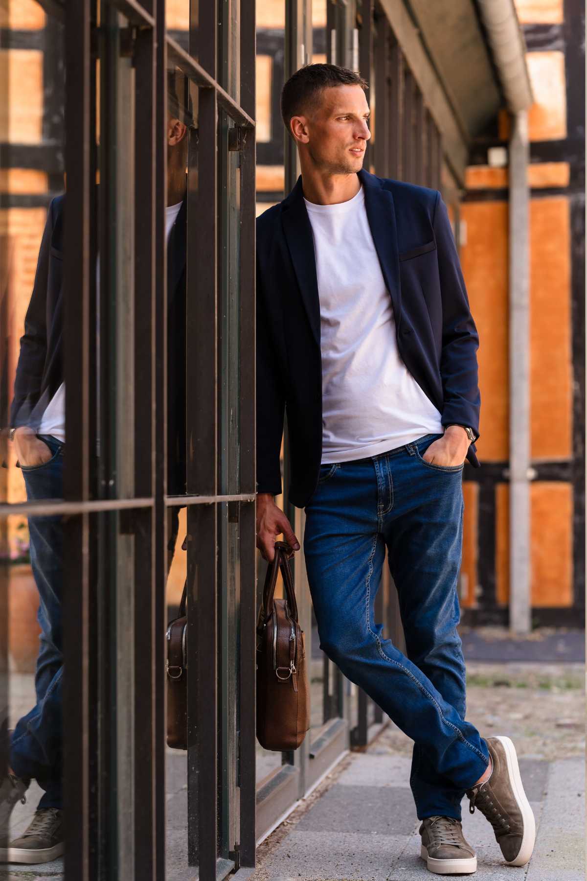 The Original Performance Jeans (Slim) - Dunkelblauer Denim - Image 7
