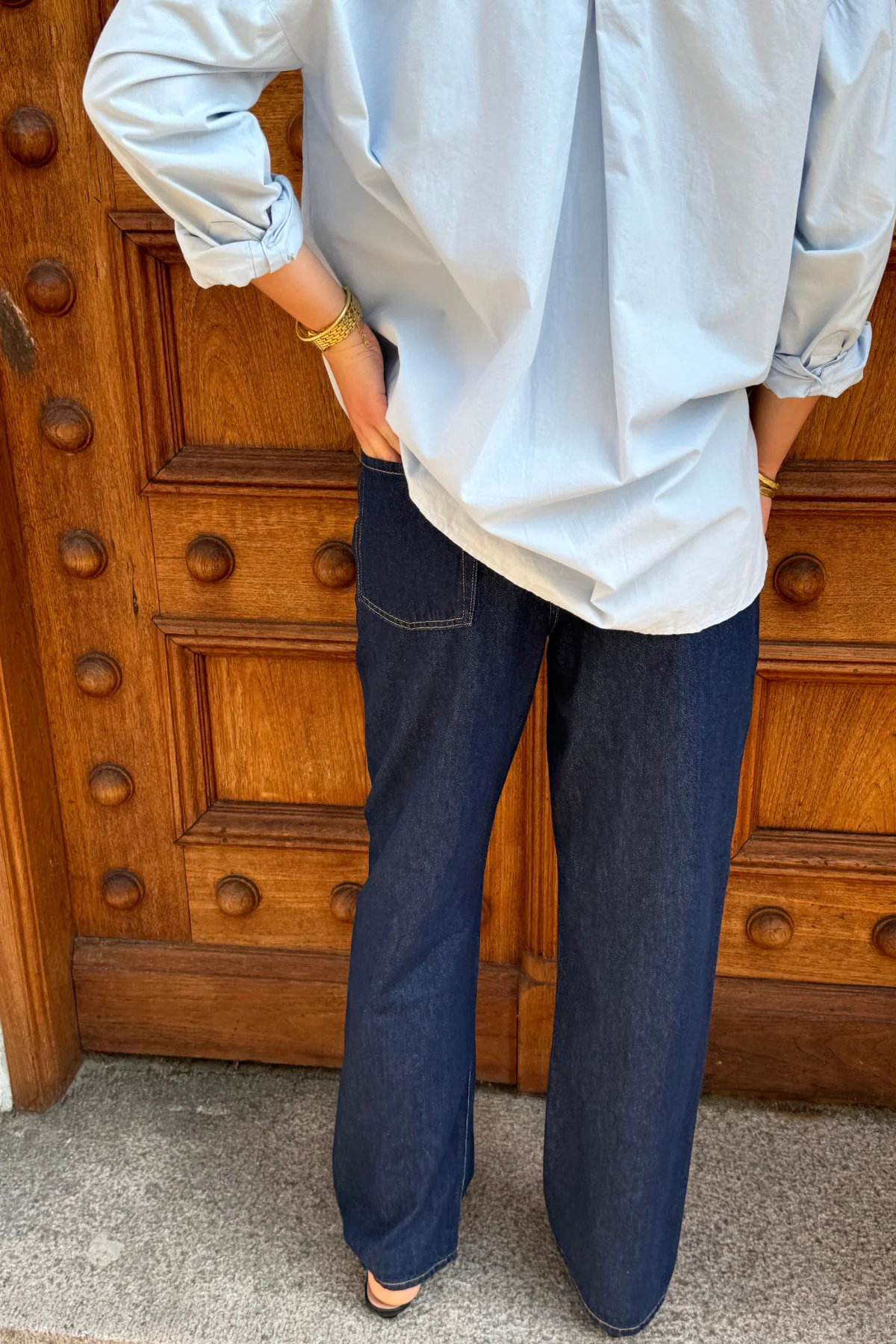 The Original Performance Lose Jeans - dunkelblauer Denim - Image 5