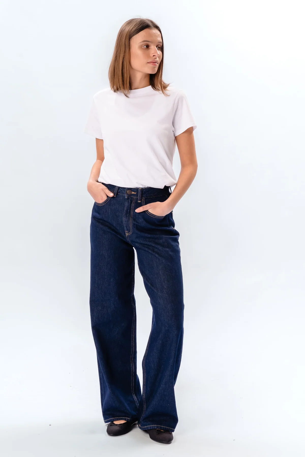 The Original Performance Lose Jeans - dunkelblauer Denim - Image 8