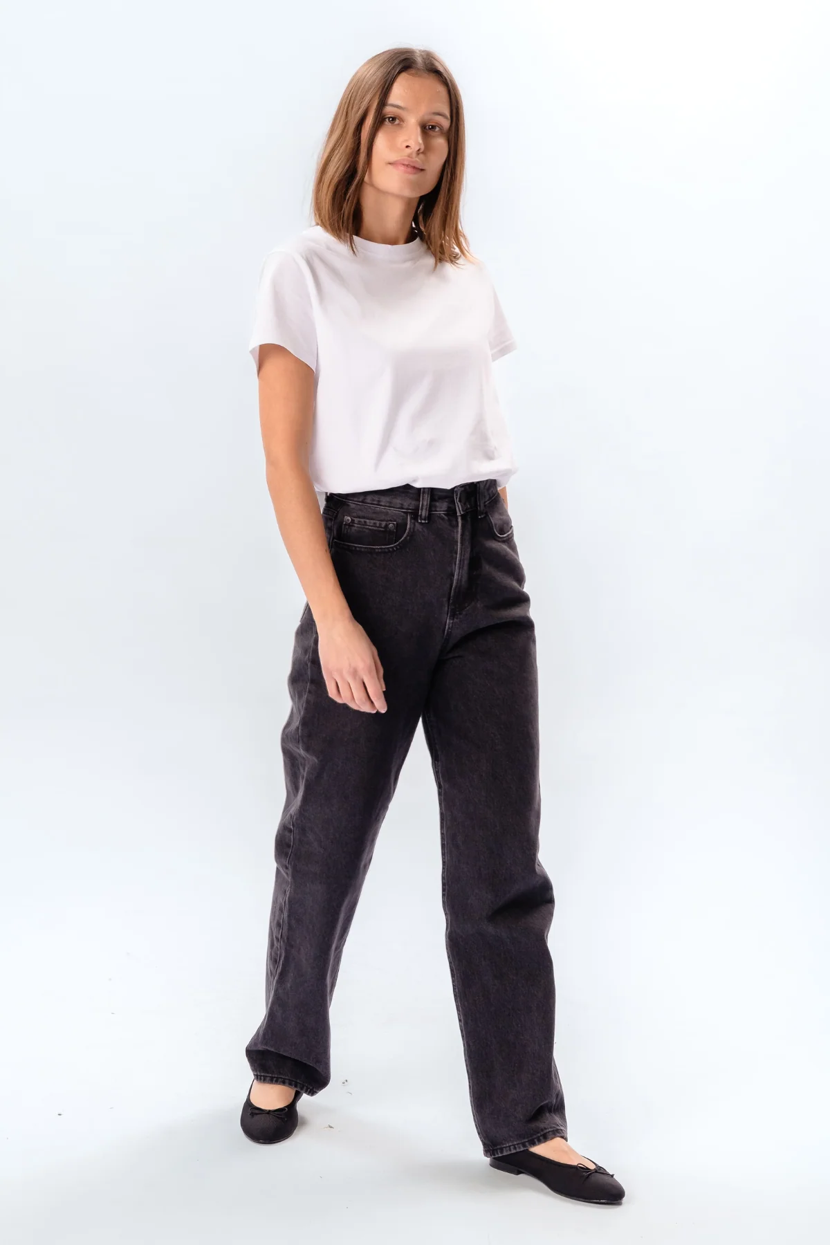 The Original Performance Lose Jeans - schwarzer Denim gewaschen - Image 6