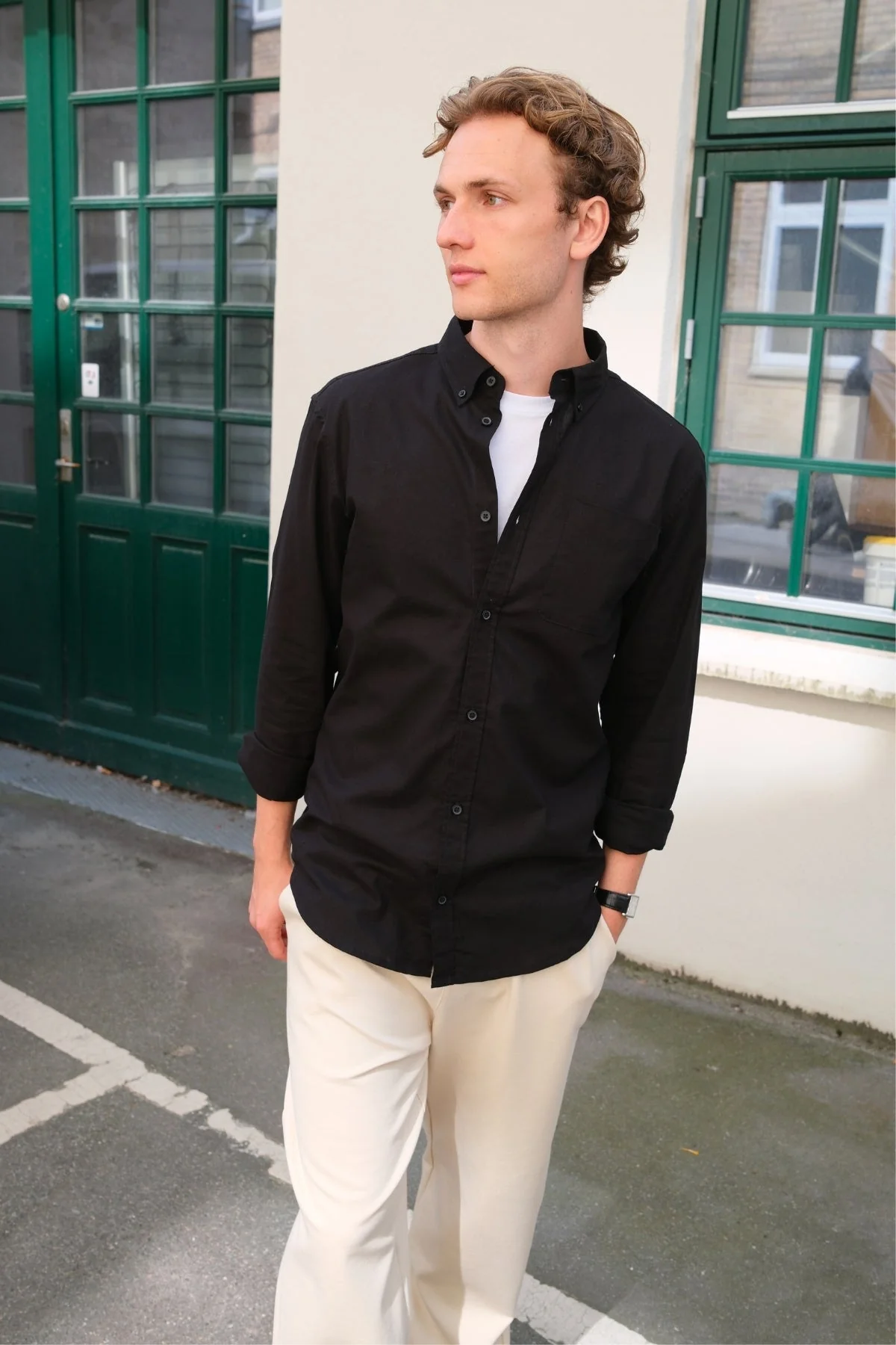 The Original Performance Oxford Shirt ™ ️ - Schwarz - Image 3
