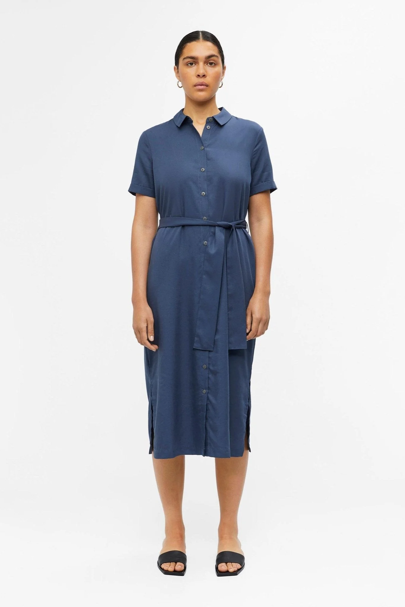Tilda Maxi Kjole - Blue Indigo - Image 2