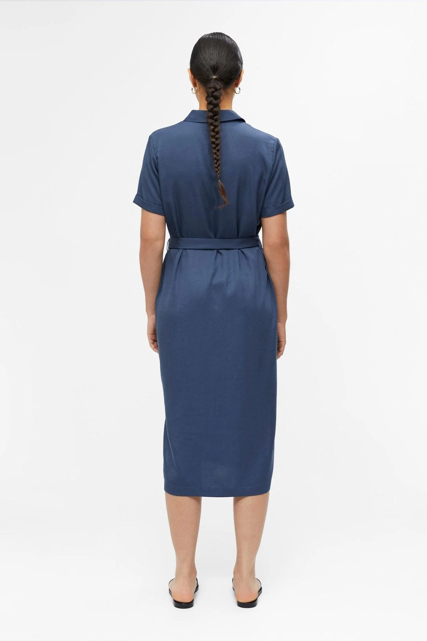 Tilda Maxi Kjole - Blue Indigo - Image 3