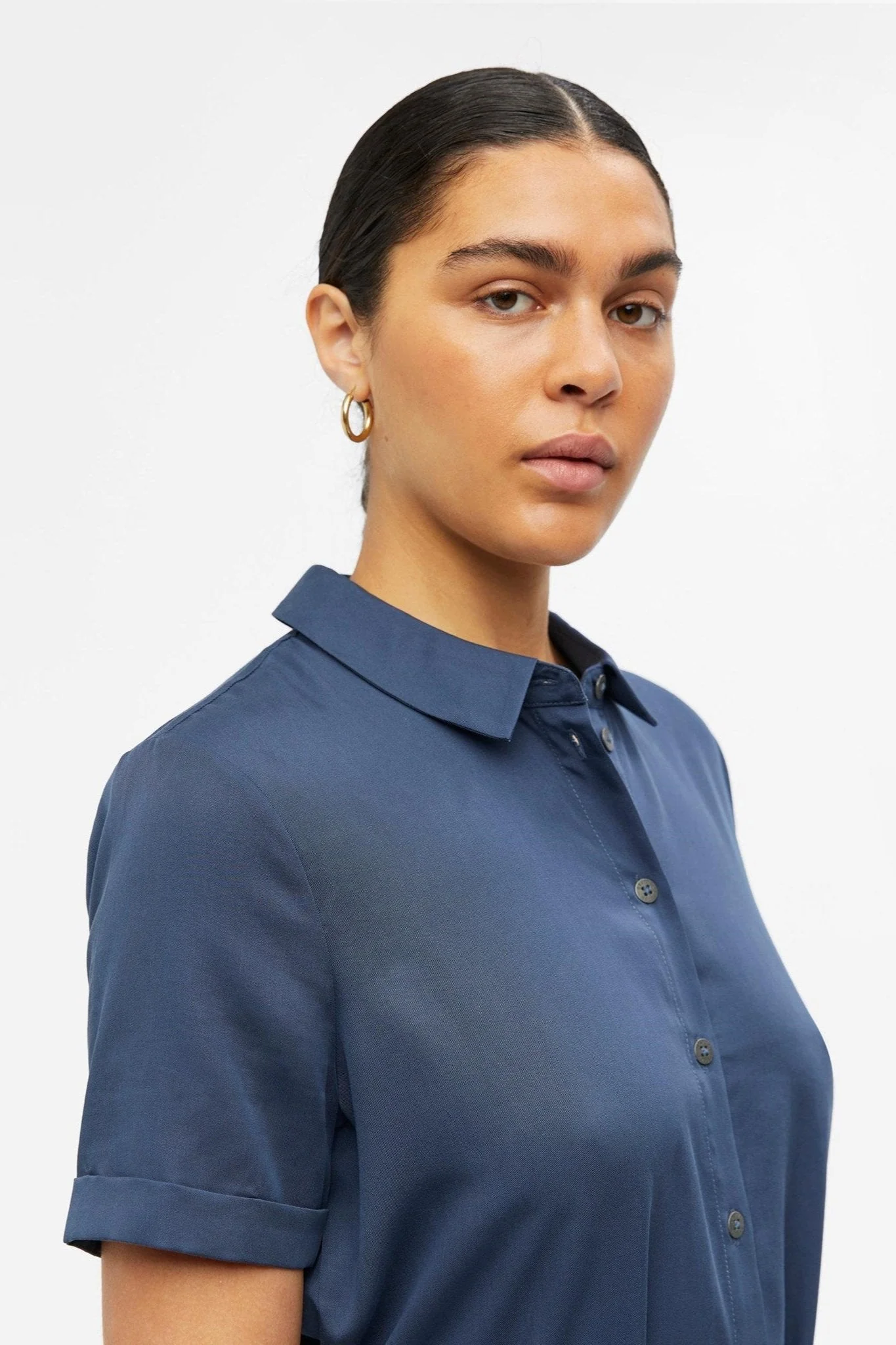 Tilda Maxi Kjole - Blue Indigo - Image 4