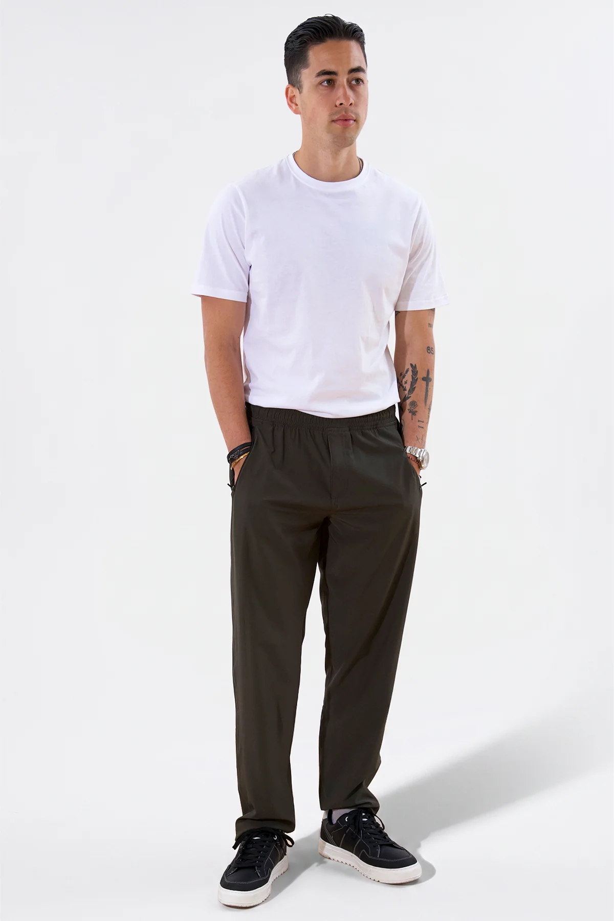 Schiene Pants - Armee - Image 2