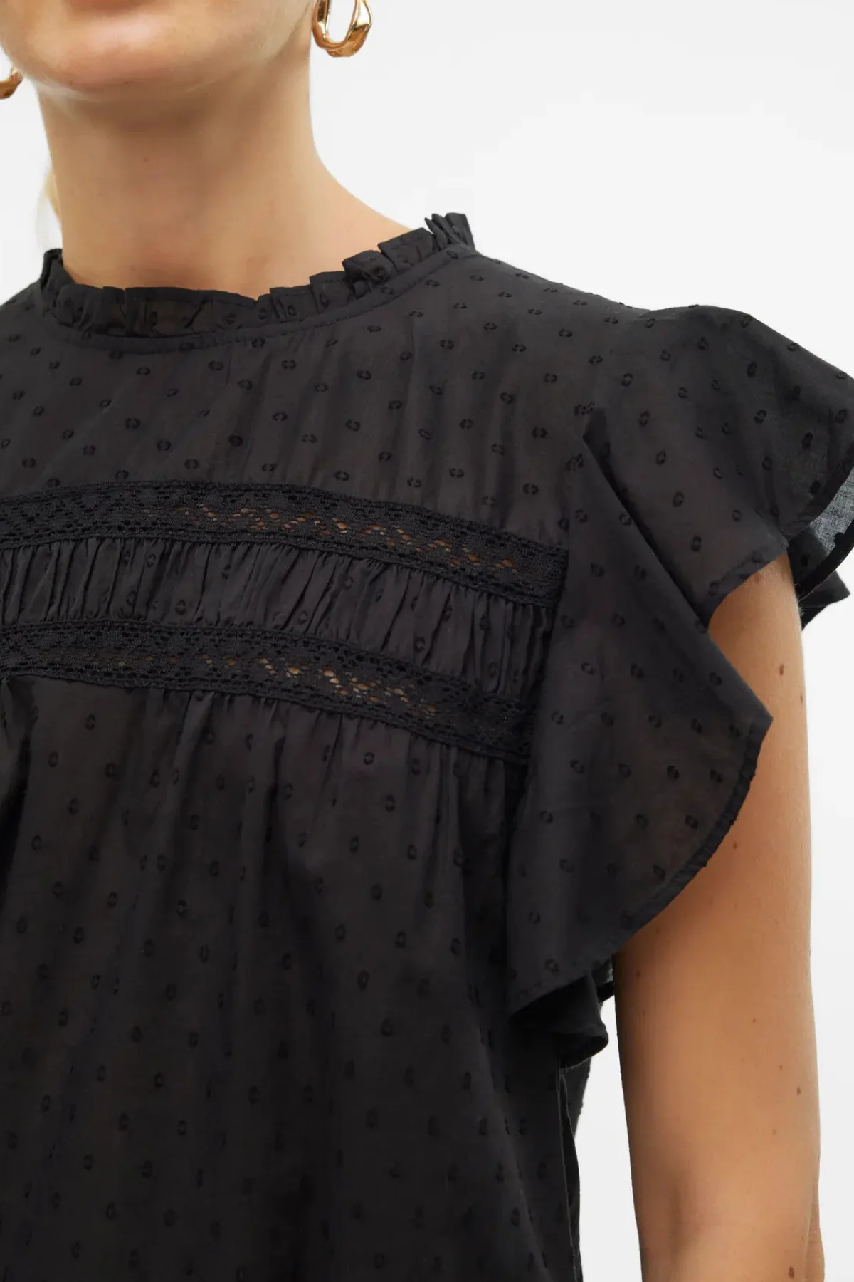 Trine Lace Top - Schwarz - Image 5