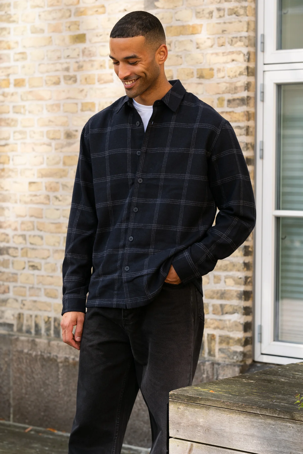 Tristan Overshirt - Dark Navy - Image 5