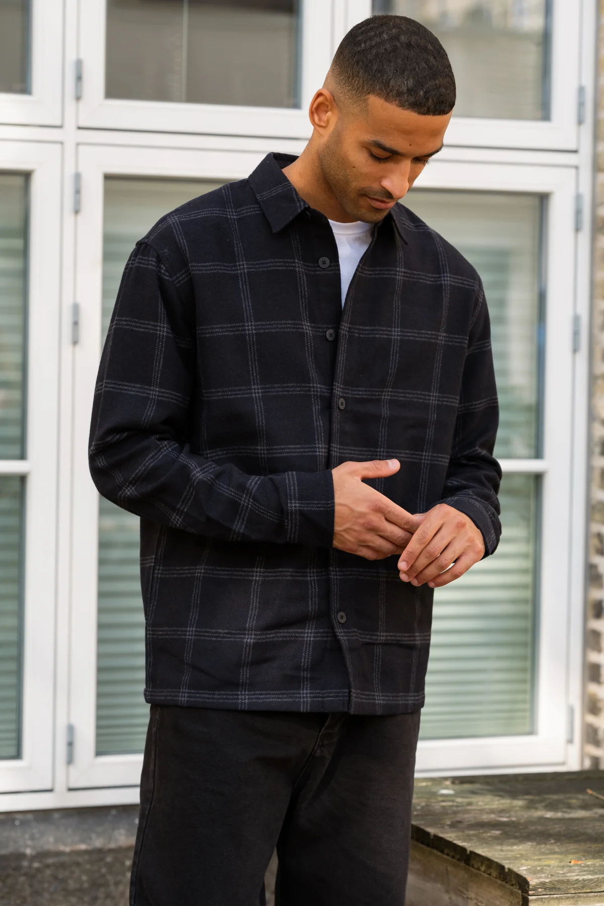 Tristan Overshirt - Dark Navy - Image 6