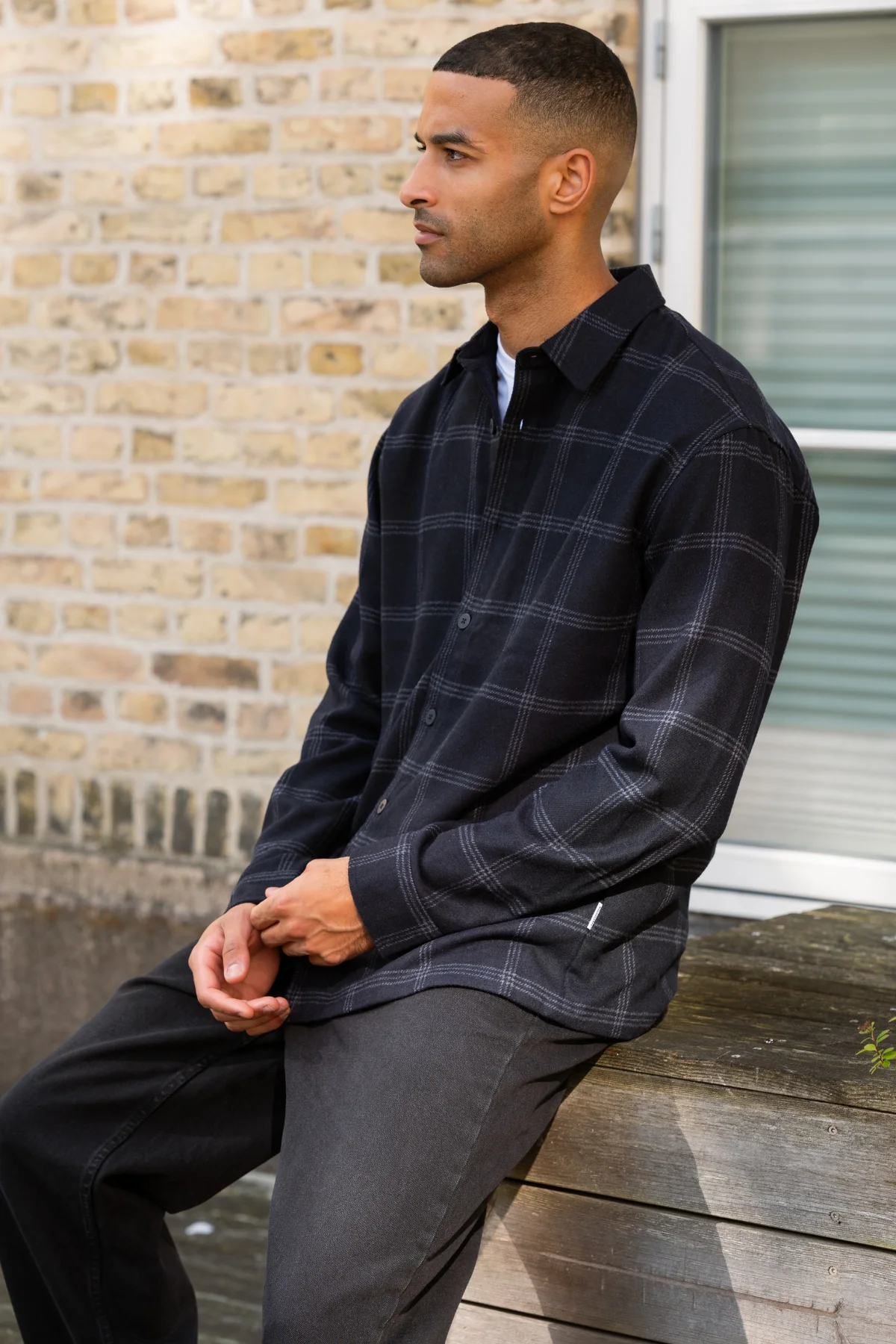 Tristan Overshirt - Dark Navy - Image 8
