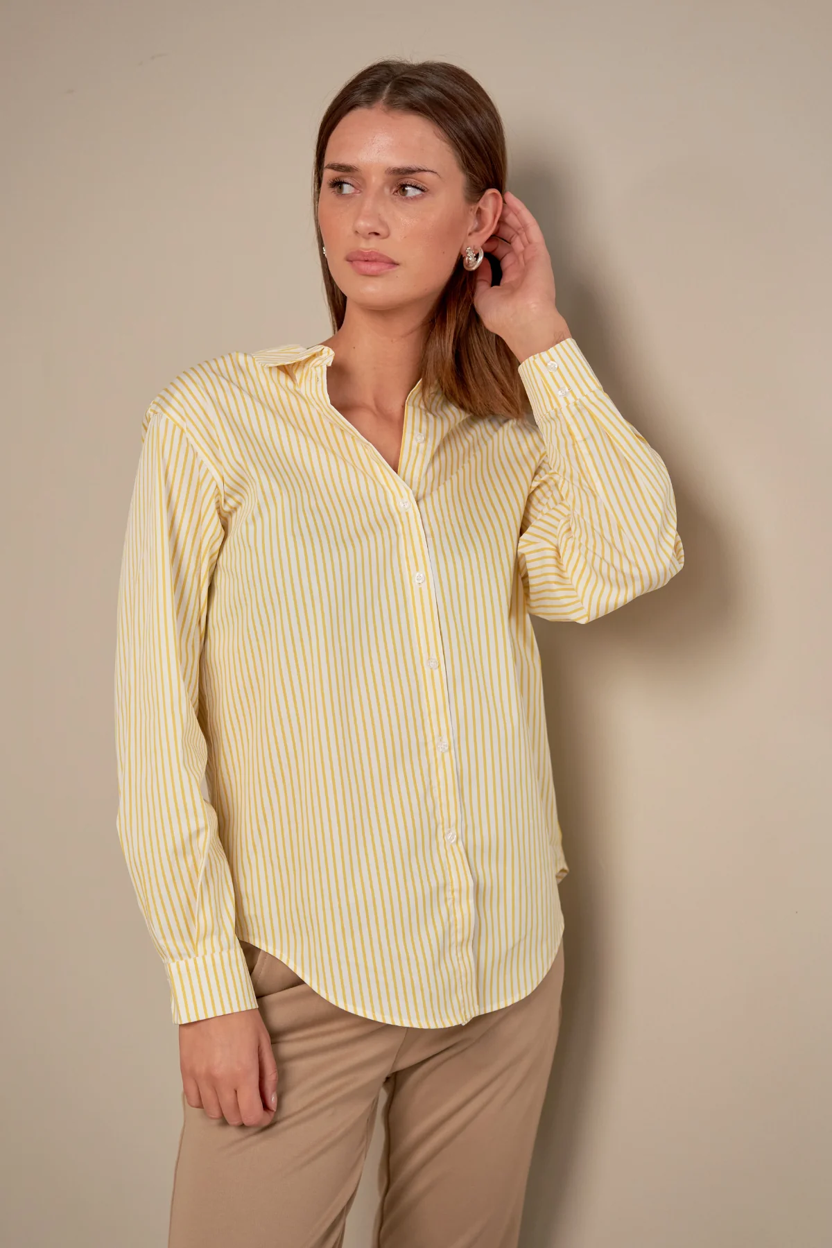 Tutta lo l/s Shirt - Gelb - Image 2