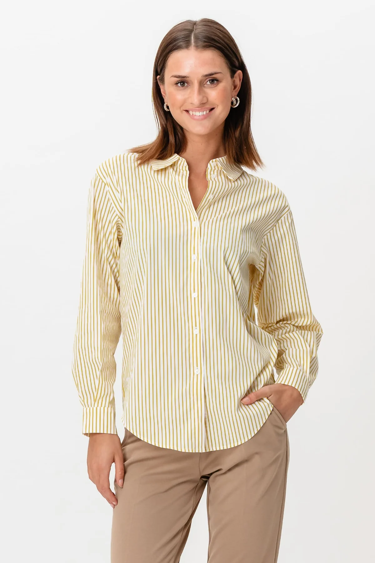 Tutta lo l/s Shirt - Gelb - Image 4