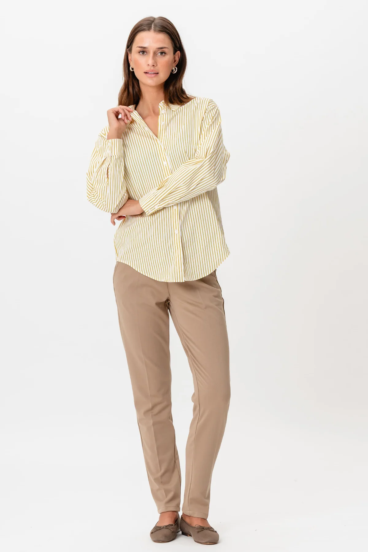 Tutta lo l/s Shirt - Gelb - Image 6