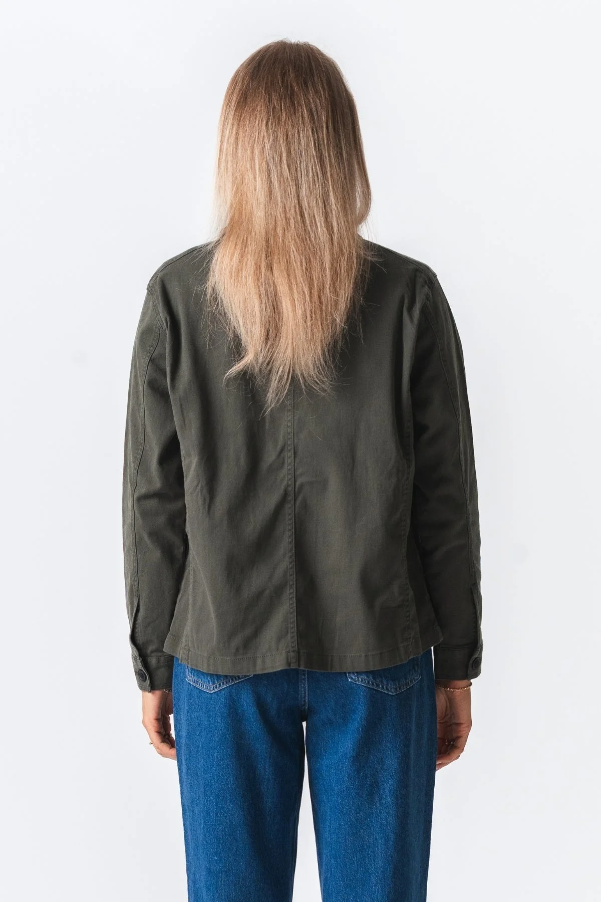Twill Overshirt - dunkle Olive - Image 5