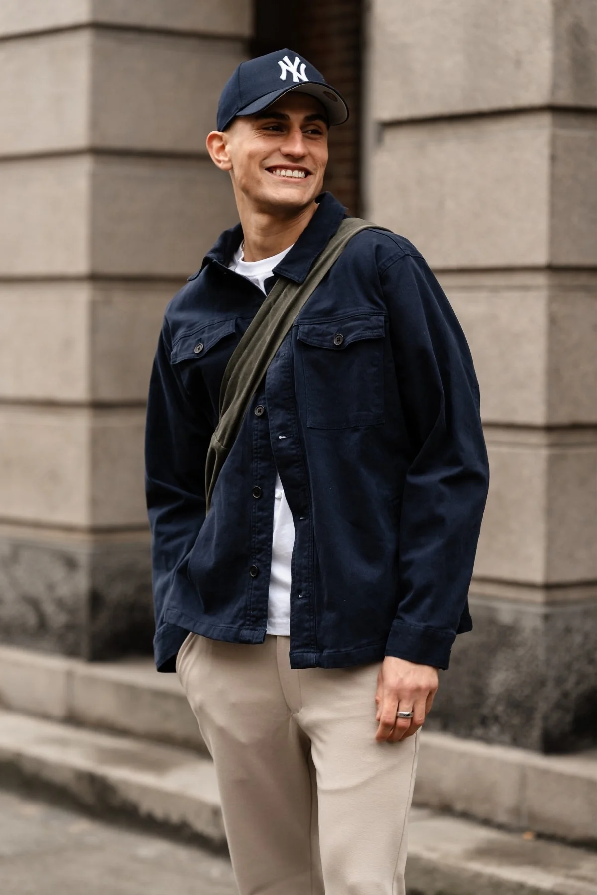 Twill Overshirt - Marine - Image 4