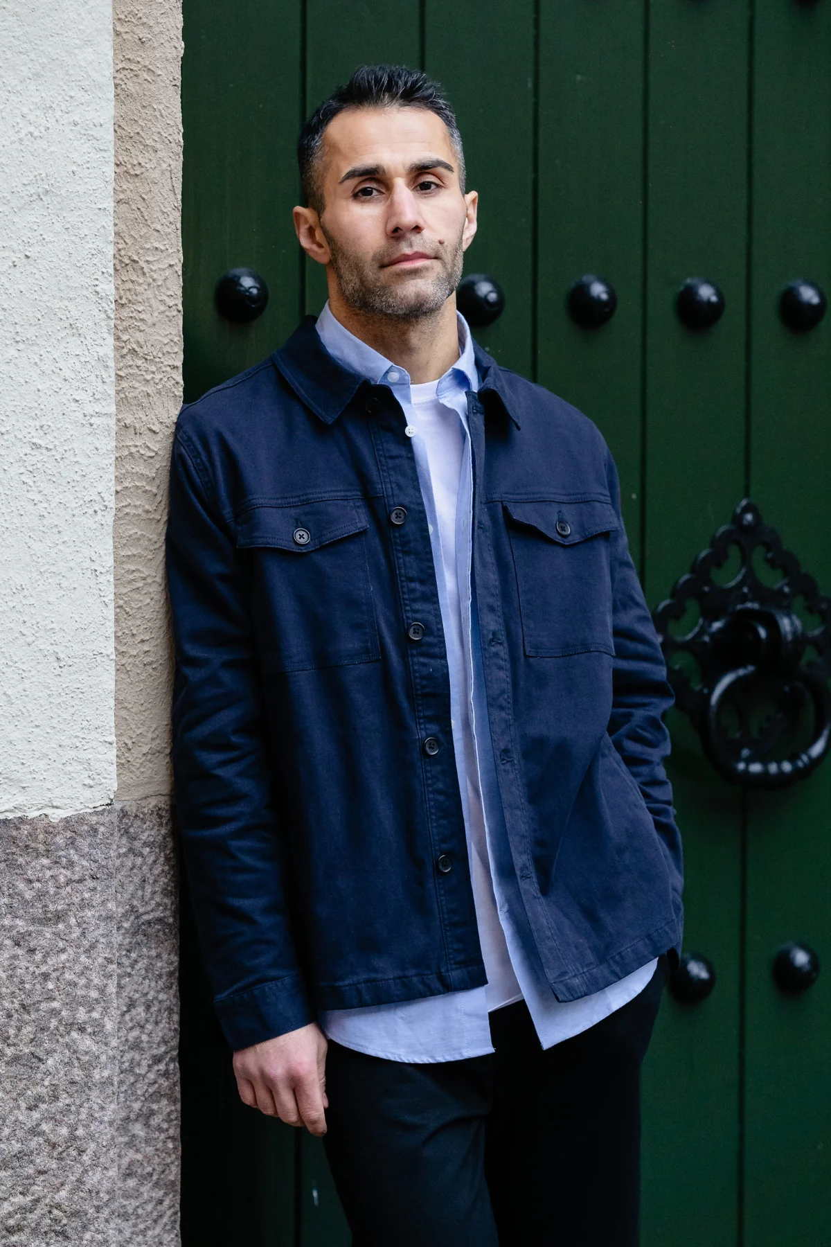 Twill Overshirt - Marine - Image 6