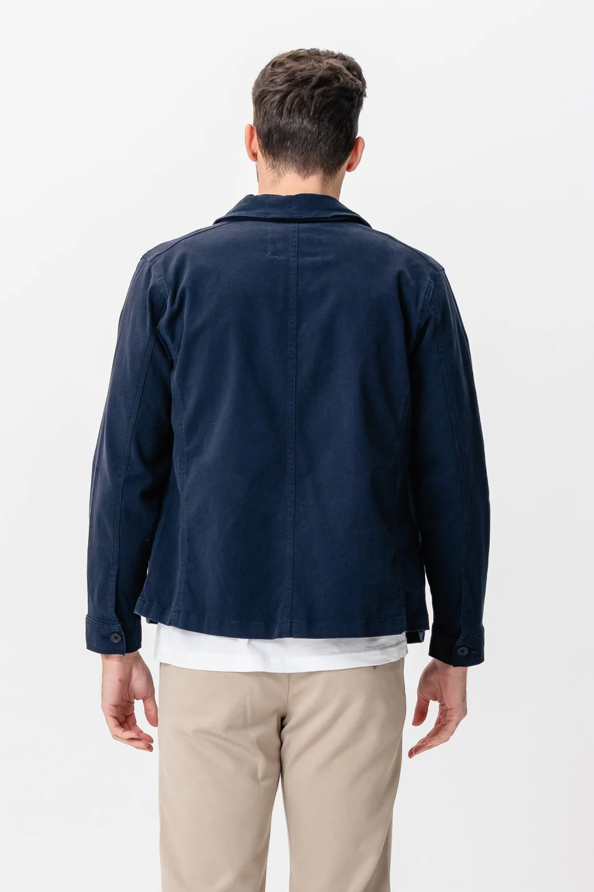 Twill Overshirt - Marine - Image 9