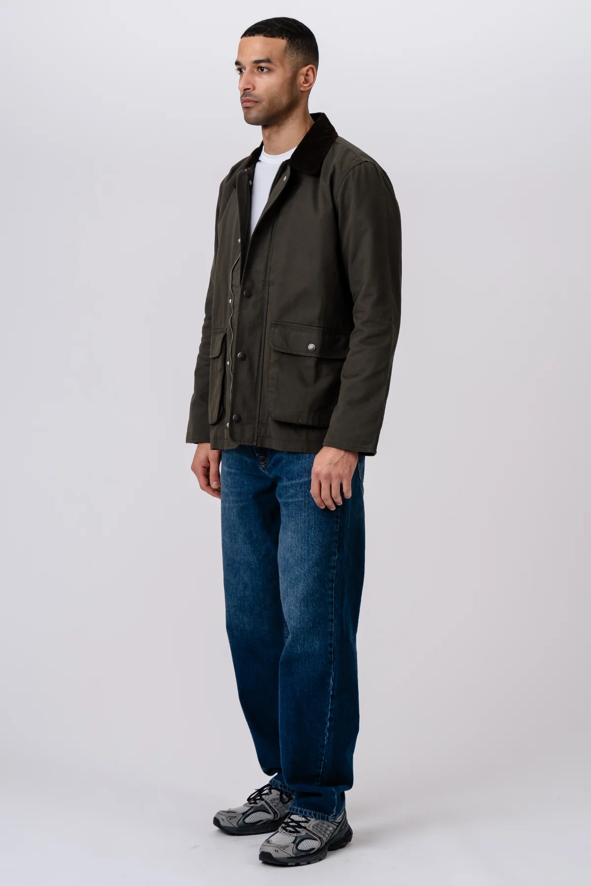Twilljacke - dunkle Olive - Image 5