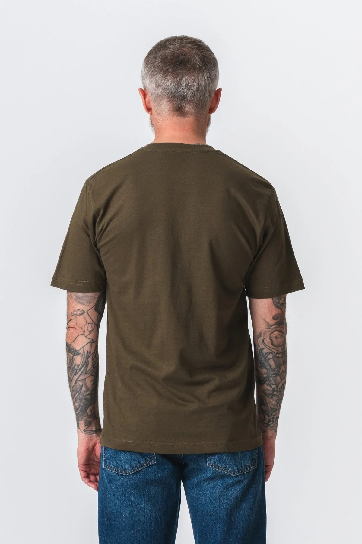 Oversized T -Shirt - Olive - Image 3