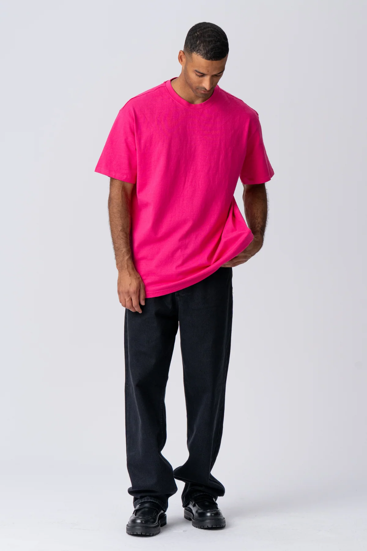 Oversized T -Shirt - Pink - Image 2
