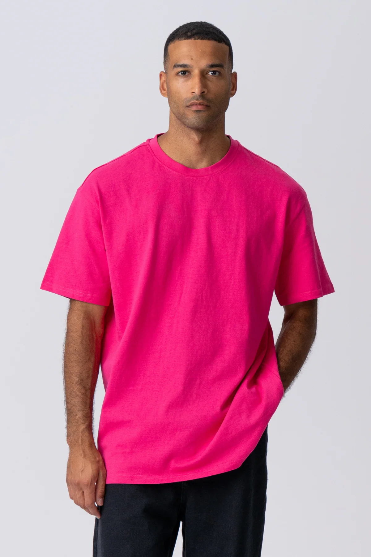 Oversized T -Shirt - Pink - Image 3