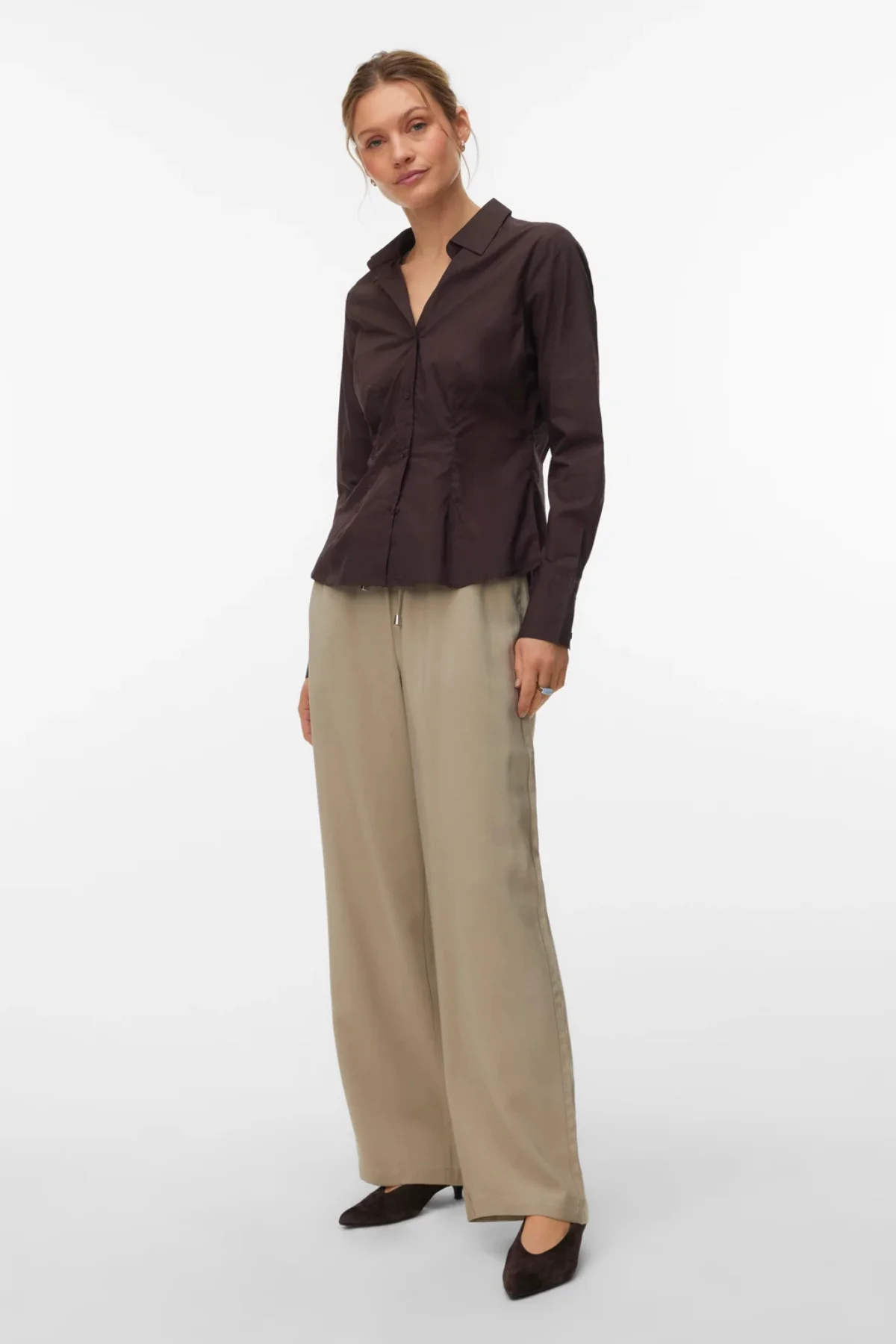UMS V -Neck -Hemd - Schokoladenpflaume - Image 2