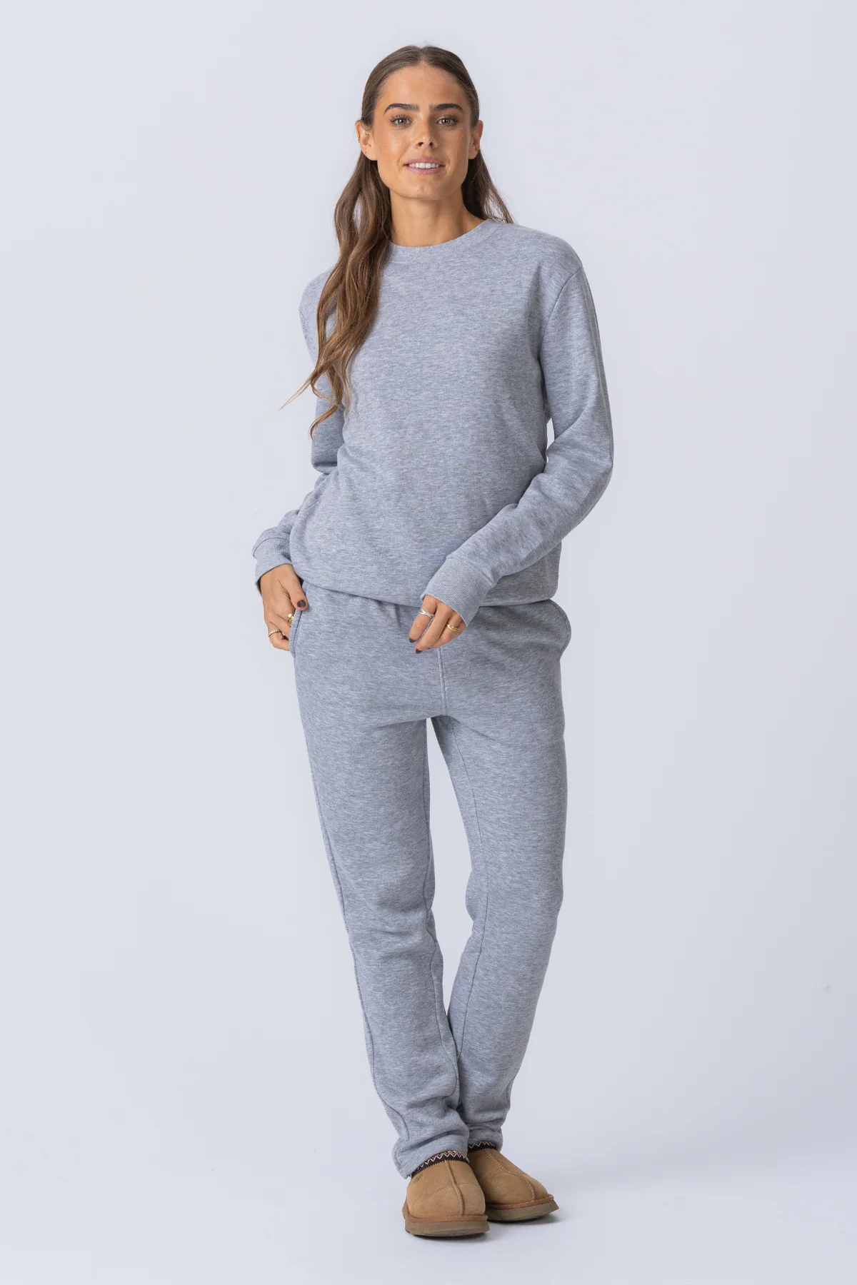 Unverzichtbares Sweatset für Damen - Grau