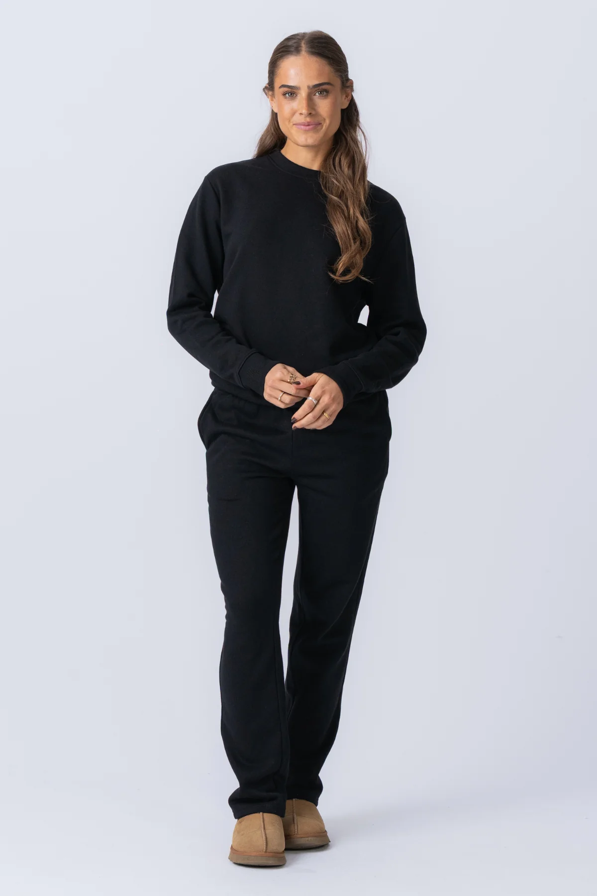 Unverzichtbares Sweatset für Damen - Schwarz