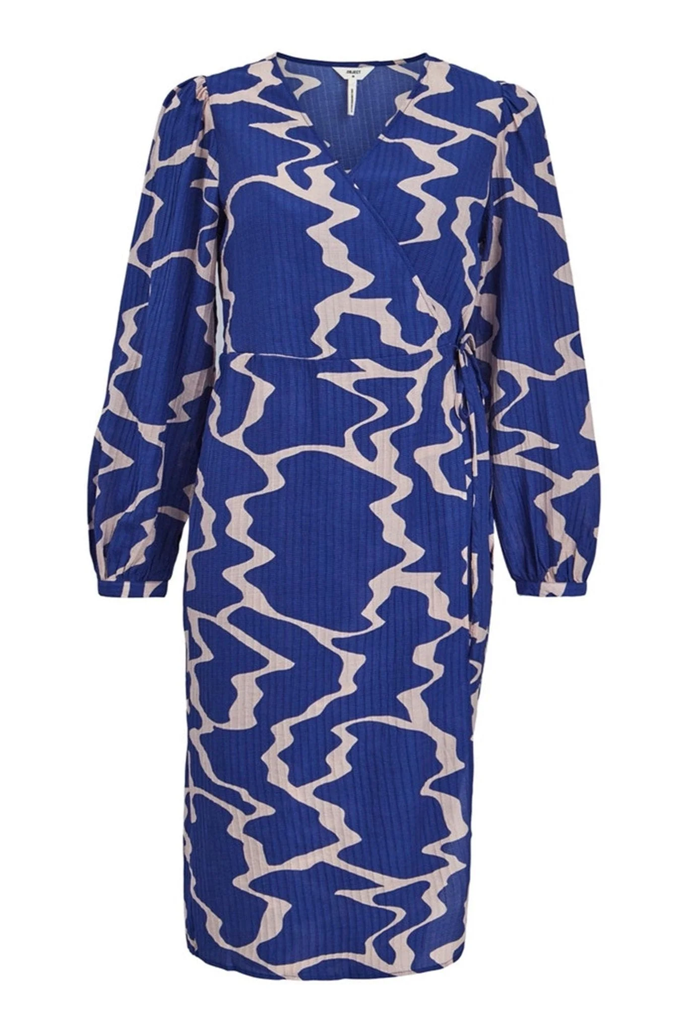 Vanja Wrap Kjole - Clematis Blau - Image 7