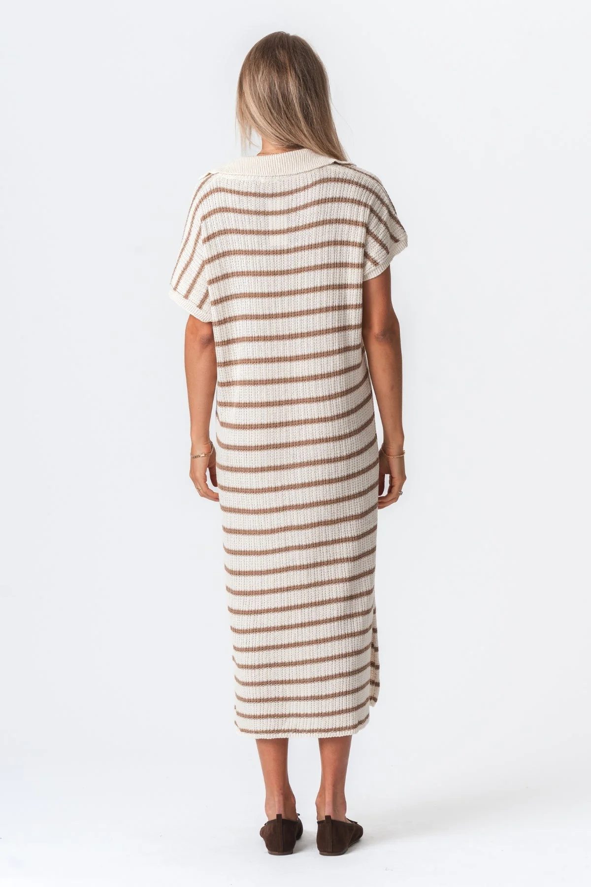 Victoria Kleid - Weiß/Beige - Image 5