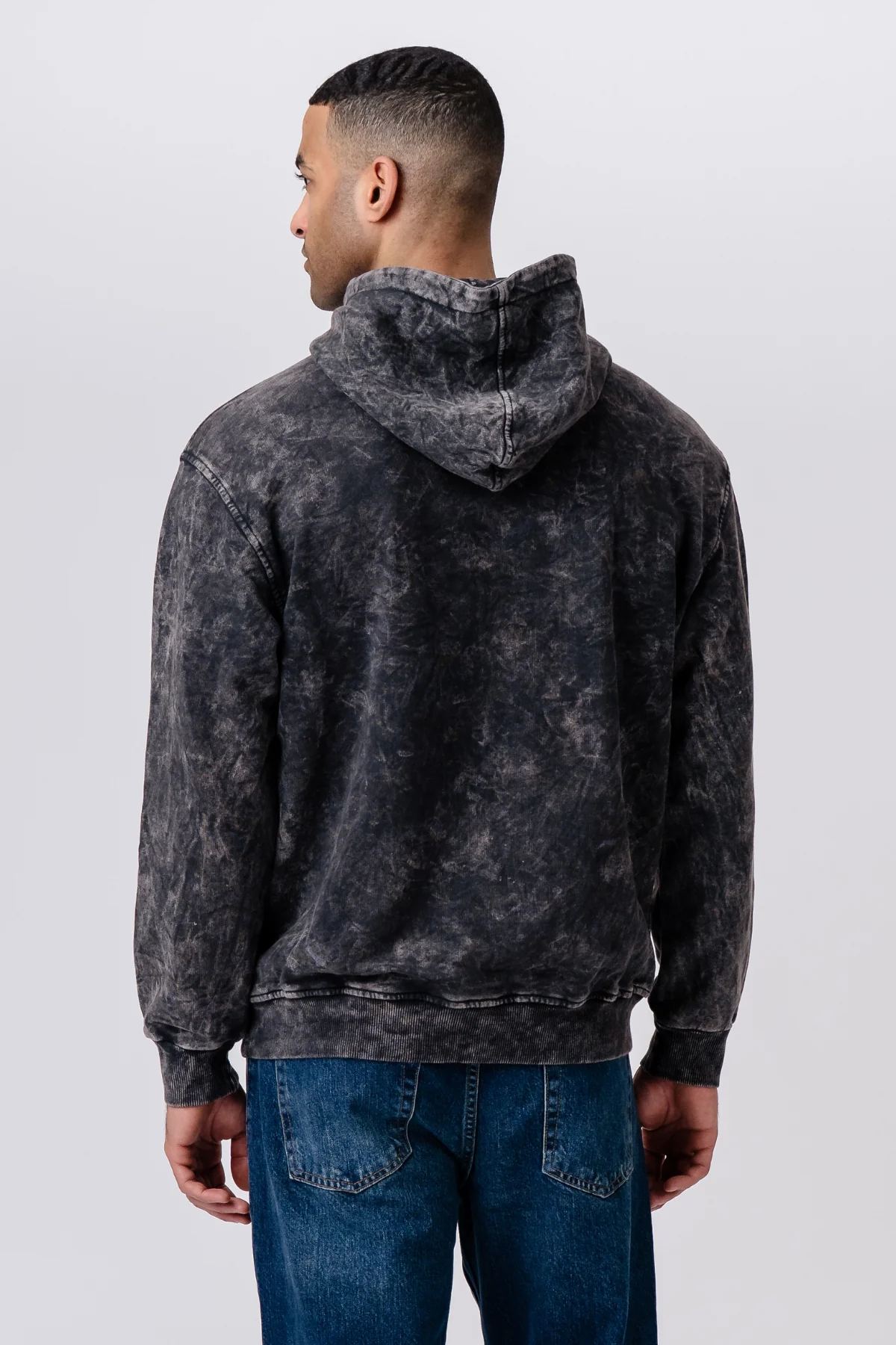 Vincent Kapuzenpullover - Schwarz - Image 3