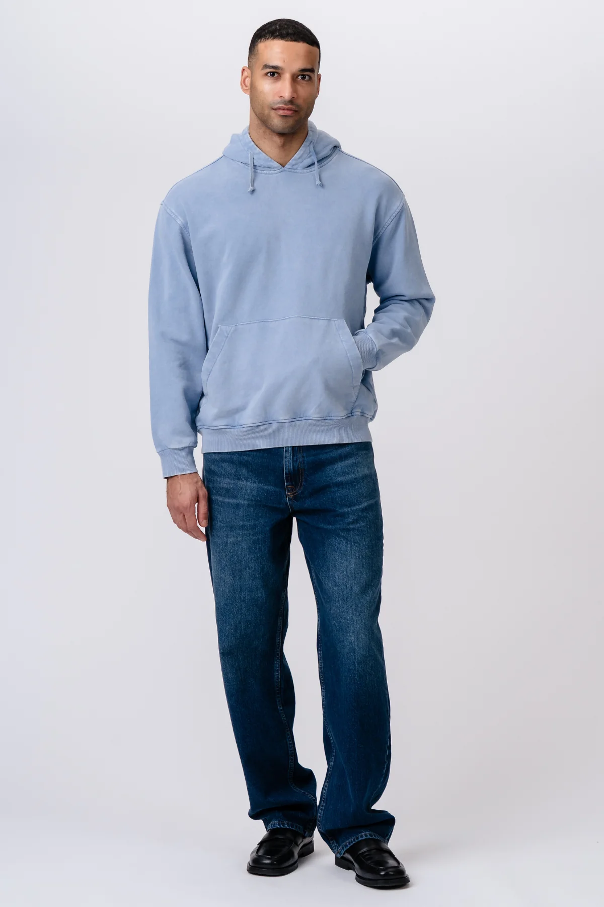 Vincent Kapuzenpullover – Blau - Image 2