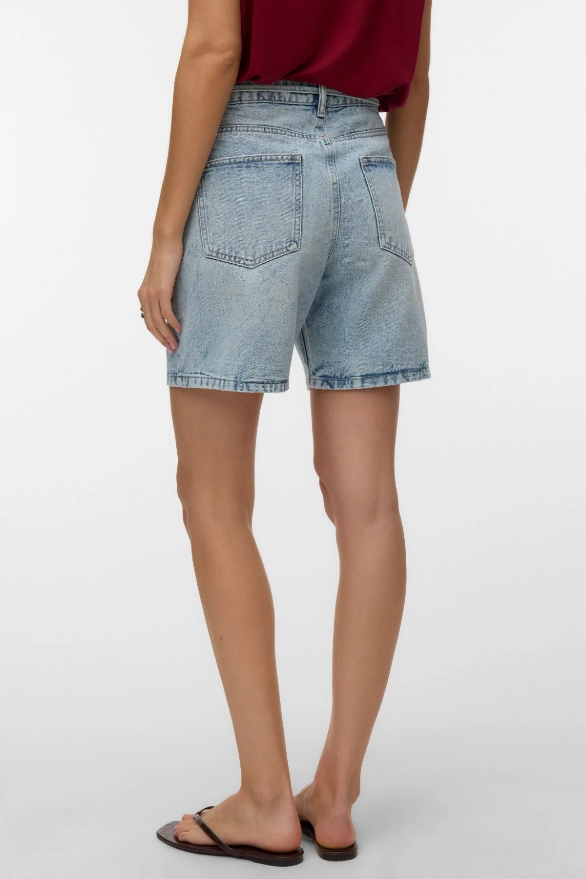Wiengürtel Shorts Mix – Hellblauer Denim - Image 2