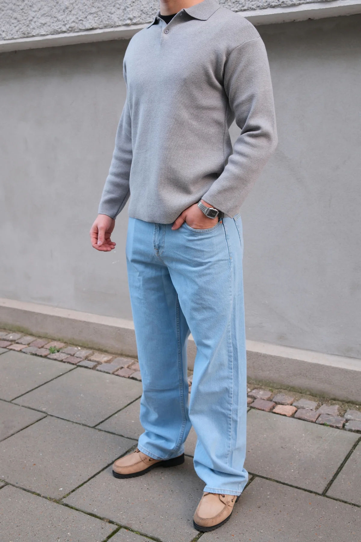 Wilhelm Regular Jeans - Hellblauer Denim - Image 2