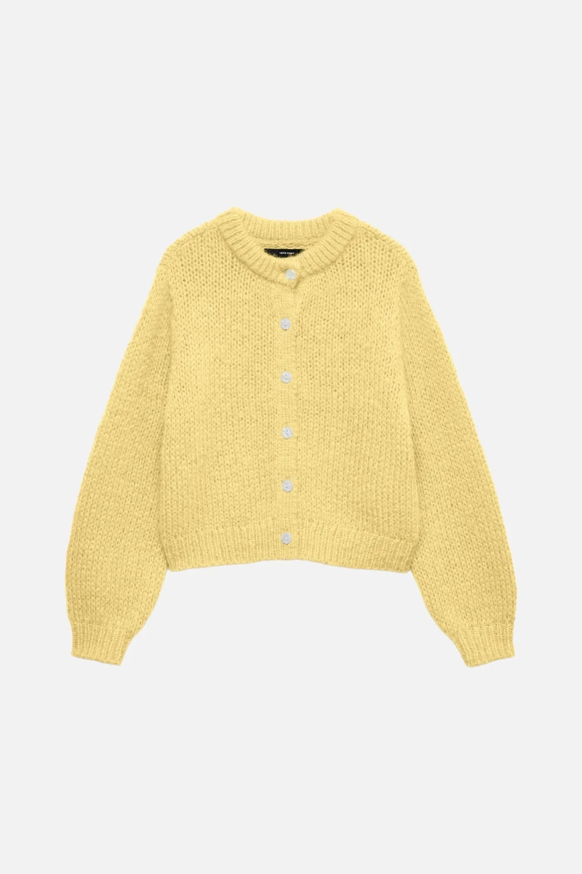 Wilo O -Neck -Strickjacke - blasse Banane - Image 6