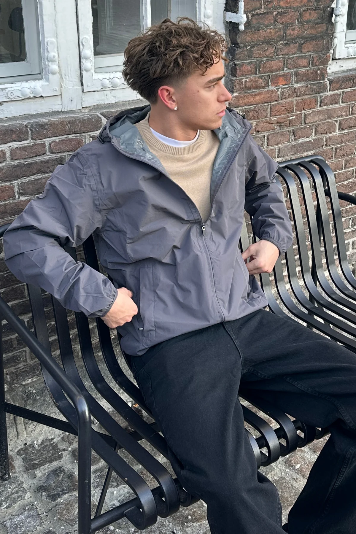 Windbreaker - dunkelgrau - Image 2